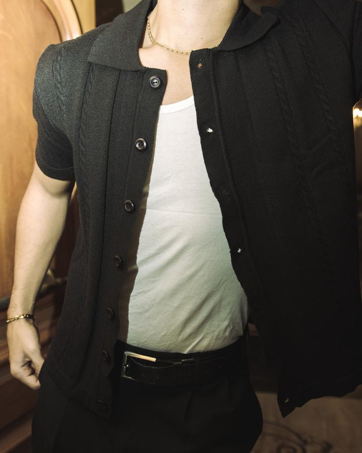 Textured Knit Shirt