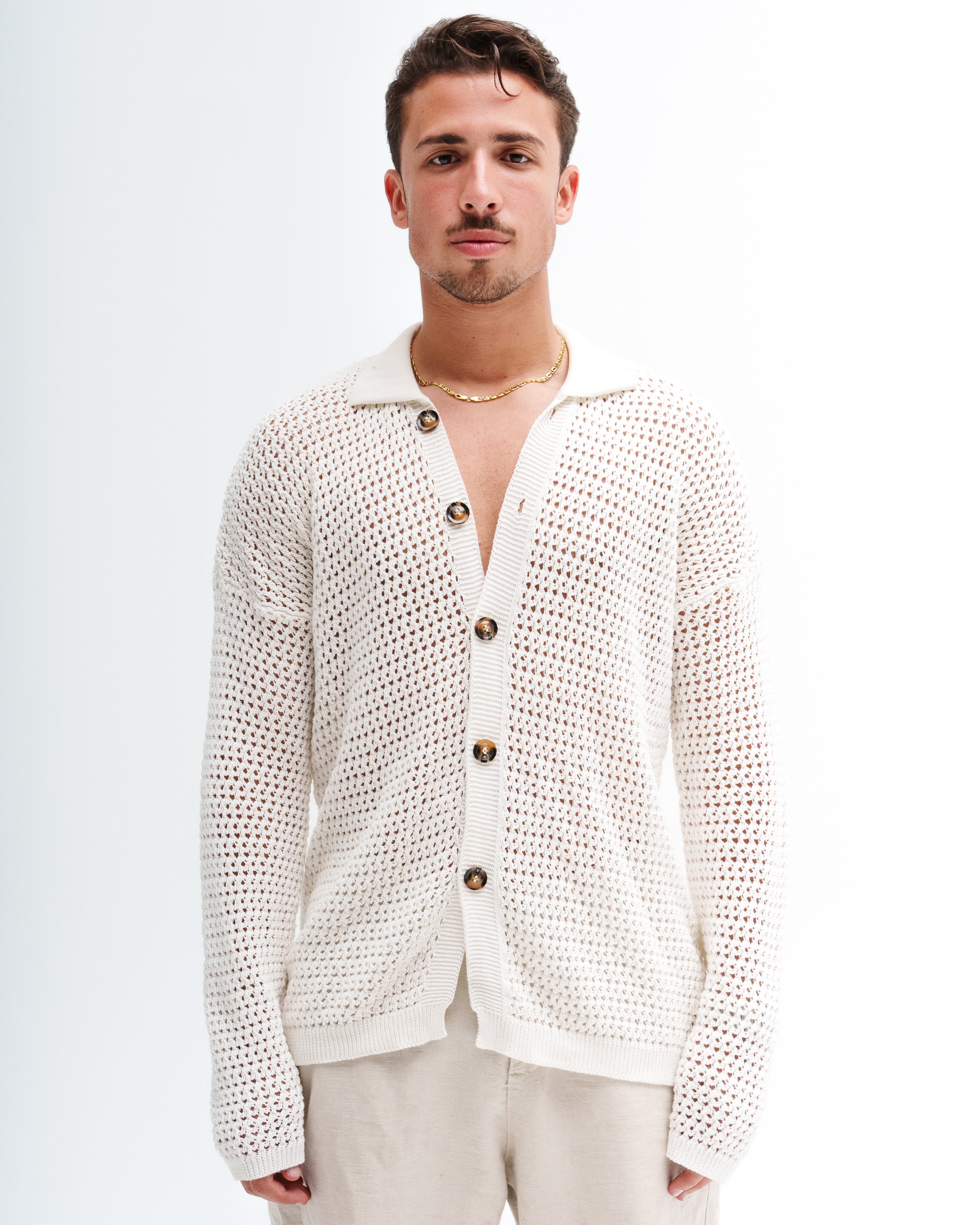 Off-White Crochet Shirt